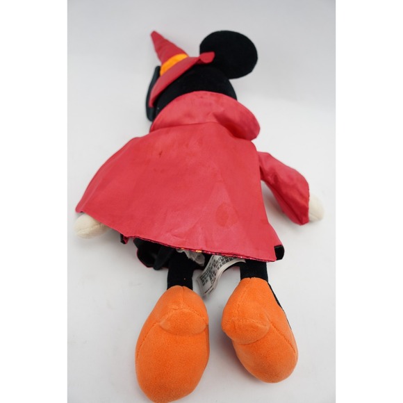 Disney Minnie Mouse Halloween Skull Witch Plush Red Costume Stuffie - Picture 5 of 6